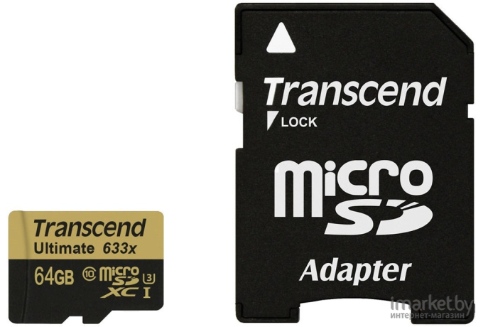 Карта памяти Transcend microSD 256GB microSDXC Class 10 UHS-I U3 [TS256GUSD330S]