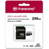 Карта памяти Transcend microSD 256GB microSDXC Class 10 UHS-I U3 [TS256GUSD330S]