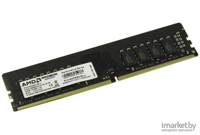 Оперативная память AMD Radeon R7 Performance 16GB DDR4 PC4-21300 (R7416G2606U2S-U)