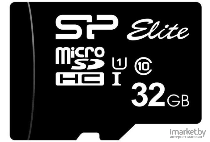 Карта памяти Silicon-Power microSD 32GB Elite microSDHC Class 10 UHS-I [SP032GBSTHBU1V10SP]