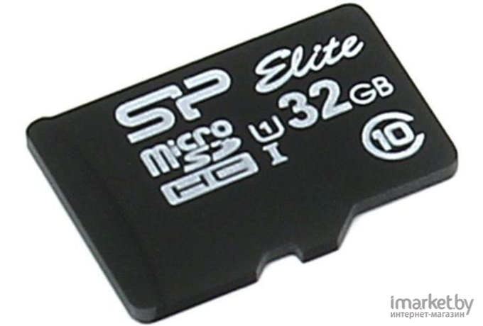 Карта памяти Silicon-Power microSD 32GB Elite microSDHC Class 10 UHS-I [SP032GBSTHBU1V10SP]