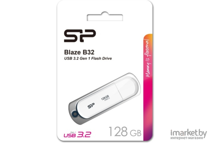 Usb flash Silicon-Power 128Gb Blaze B32 [SP128GBUF3B32V1W]