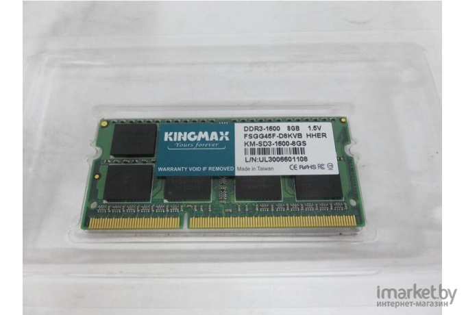 Оперативная память Kingmax DDR3 8Gb [KM-SD3-1600-8GS]