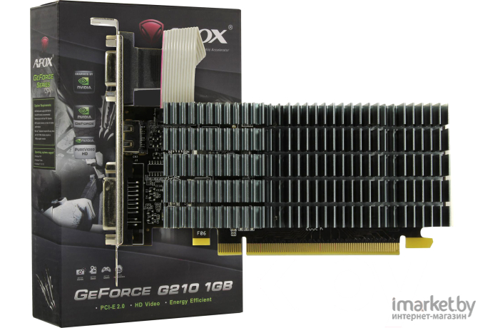 Видеокарта AFOX GEFORCE G210 1GB DDR2 [AF210-1024D2LG2]