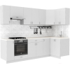 Готовая кухня Сивирин-Компани Клео глосc 1.2x2.7 правая белый глянец/белый глянец