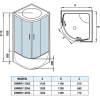 Душевая кабина WeltWasser WW500 Emmer 11055