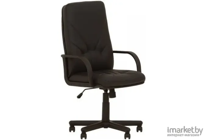 Офисное кресло UTFC КОМО (Менеджер) В пластик C-11 ткань черная