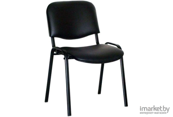Офисный стул Nowy Styl Iso Black Z-71 кож.зам темно-серый