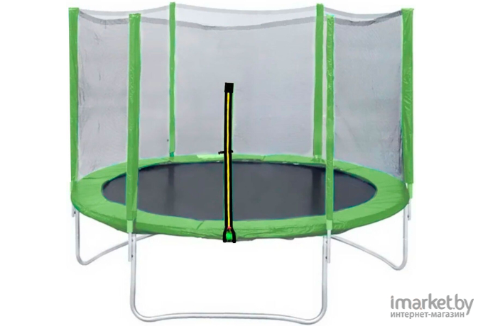 Батут DFC Trampoline Fitness 16ft-488 см наружная сетка зеленый [16FT-TR-LG]