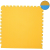 Гимнастический мат DFC ППЭ-2040 (1*1) синий/желтый [12284]