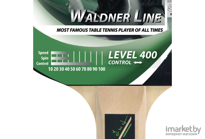 Набор для настольного тенниса Donic Waldner 400 (1 ракетка, 3 мячика Elite 1*, чехол) [788484]