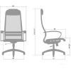 Офисное кресло Metta SU-1-BK комплект 4 лайм