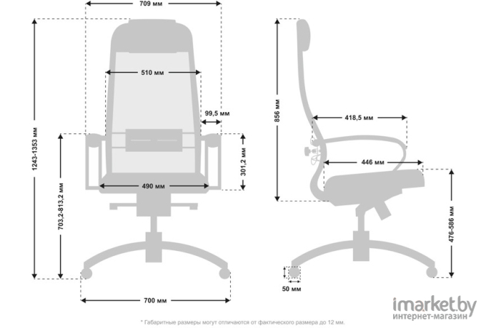 Офисное кресло Metta Samurai Comfort 1.01 светло-серый