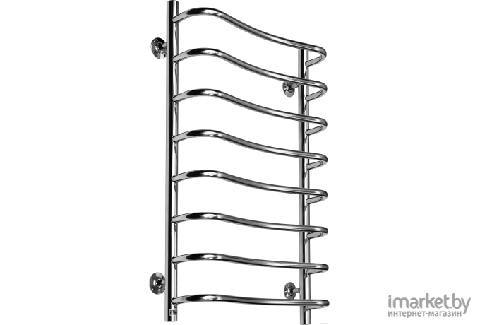 Полотенцесушитель Ростела Чайка нижнее подключение 1/2 8 перекладин 50x80 см