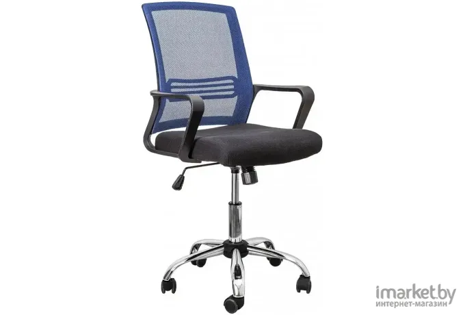 Офисное кресло AksHome Oliver синий/черный