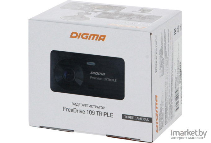 Видеорегистратор Digma FreeDrive 109 черный [FD109T]