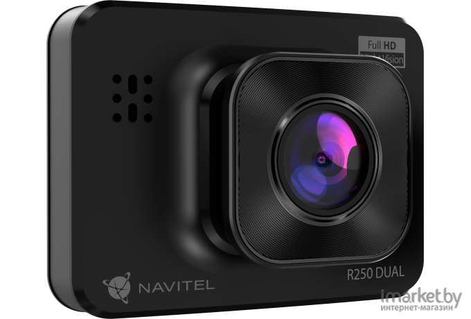 Видеорегистратор NAVITEL R250 DUAL DVR Черный