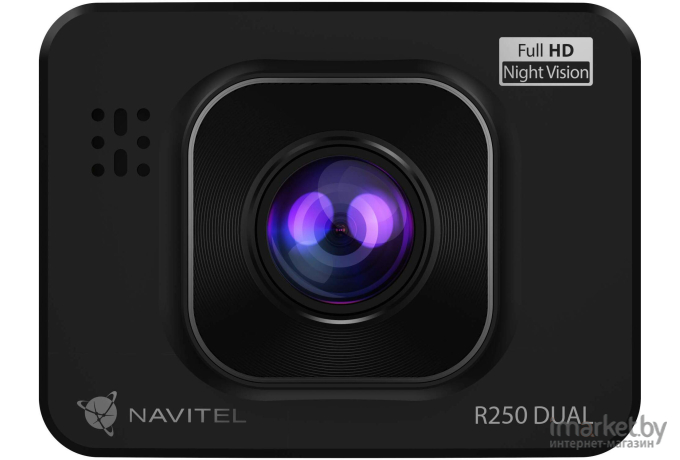 Видеорегистратор NAVITEL R250 DUAL DVR Черный