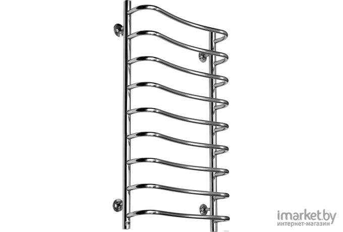 Полотенцесушитель Ростела Чайка боковое подключение 1 9 перекладин 50x100 см