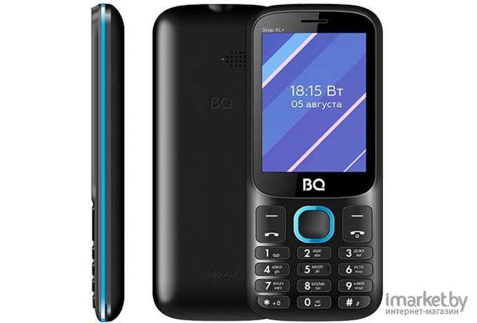 Мобильный телефон BQ-Mobile 2820 Step XL+ Black/Blue