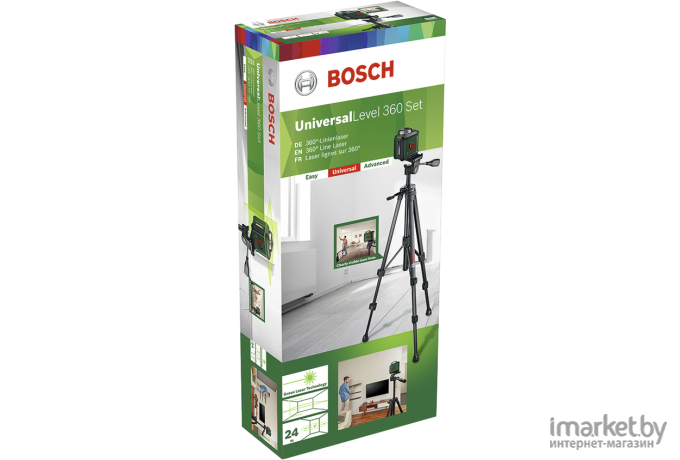 Лазерный нивелир Bosch Universal Level 360 0603663E03 (со штативом) [0.603.663.E03]