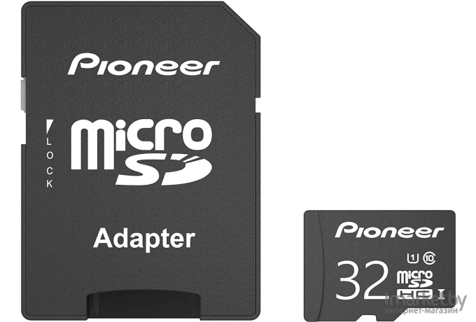 Карта памяти Pioneer MicroSD Card Cl10/UHS1/U1 32GB [APS-MT1D-032]