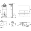 Инсталляция для унитаза Lavinia Boho Комплект 6 в 1 Relfix One [77050135]