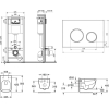 Инсталляция для унитаза Lavinia Boho Комплект 6 в 1 Relfix One [77040053]