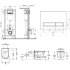 Инсталляция для унитаза Lavinia Boho Комплект 6 в 1 Relfix Biore [77050180]