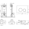 Инсталляция для унитаза Lavinia Boho Комплект 7 в 1 Relfix One Compacto [87040072]