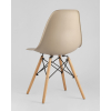 Стул Stool Group DSW  x4 бежево-серый [8056PP DARK GREY X4]