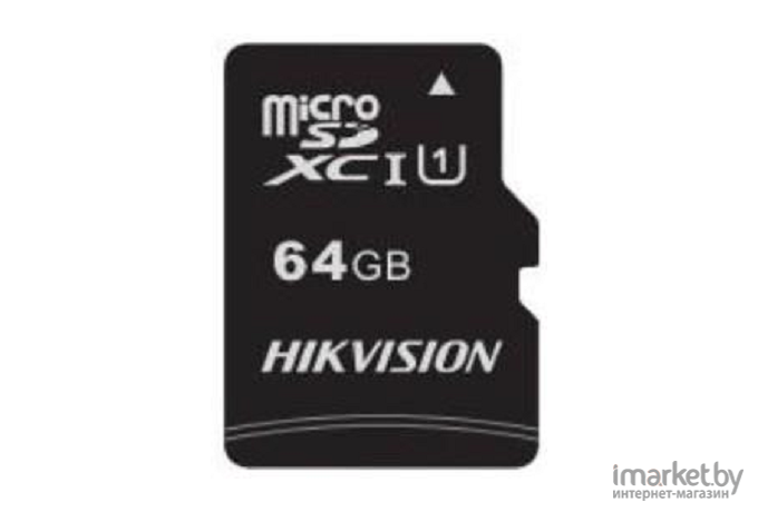 Карта памяти Hikvision microSDHC 64GB [HS-TF-C1(STD)/64G/ZAZ01X00/OD]