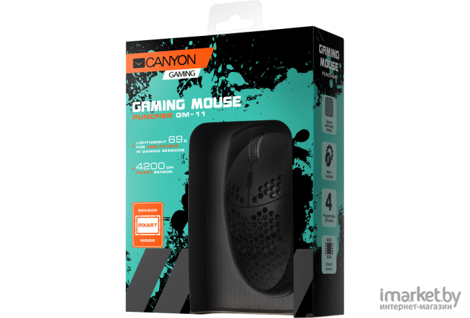 Мышь Canyon CND-SGM11B Black