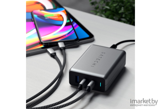 Сетевое зарядное устройство Satechi Compact Charger [ST-TC100GM-EU]