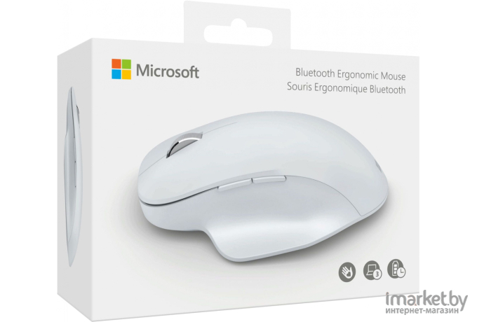 Мышь Microsoft Ergonomic Glacier [222-00027]