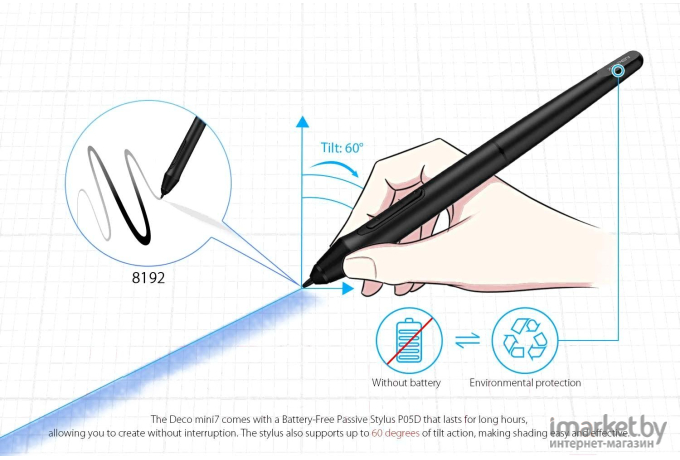 Графический планшет XP-Pen Deco Mini 7