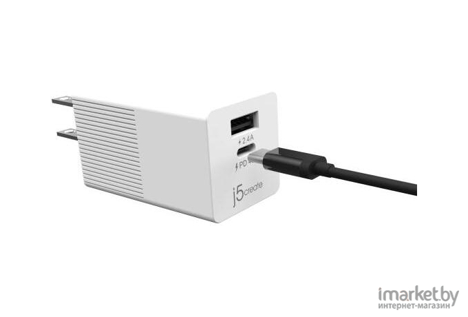 Сетевое зарядное устройство j5create 45W Dynamic PD USB-C [JUP2445]