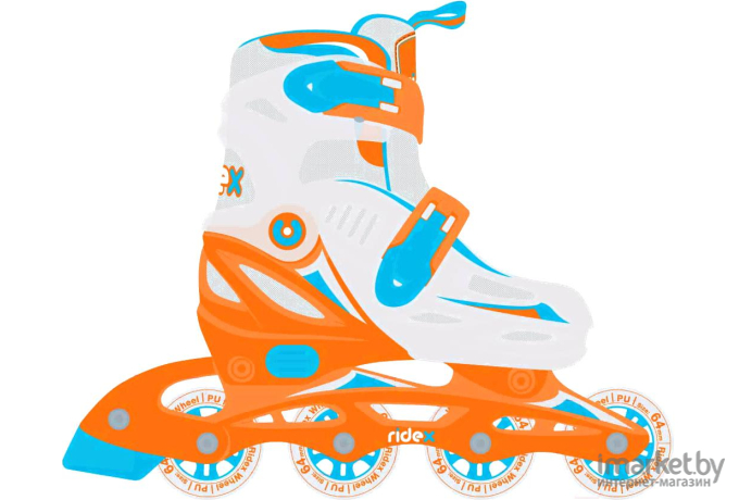 Роликовые коньки Ridex Cricket р-р L 39-42 Orange