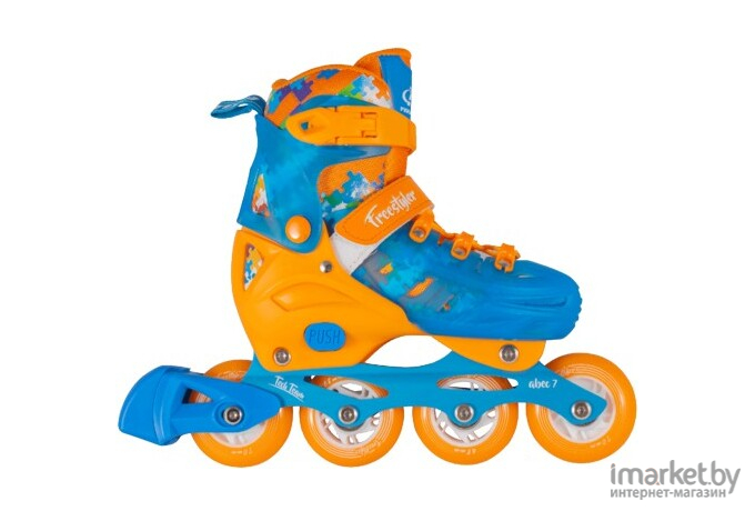 Роликовые коньки Tech Team Freestyler 2020  р-р L 36-39 Blue/Orange