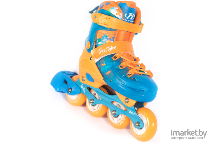 Роликовые коньки Tech Team Freestyler 2020  р-р L 36-39 Blue/Orange