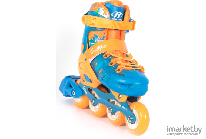 Роликовые коньки Tech Team Freestyler 2020  р-р L 36-39 Blue/Orange