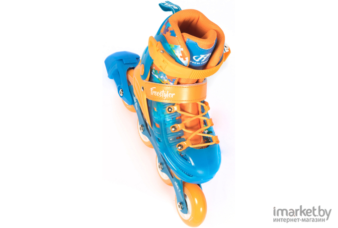 Роликовые коньки Tech Team Freestyler 2020  р-р L 36-39 Blue/Orange