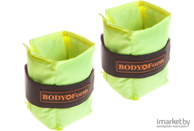 Комплект утяжелителей Body Form BF-WUN01 2x1000 гр Lime