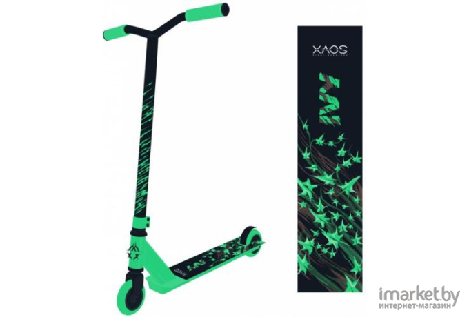 Самокат Xaos Ivy  100 мм Green [УТ-00018547]