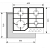 Варочная панель Akpo PGA 604 LXE-4
