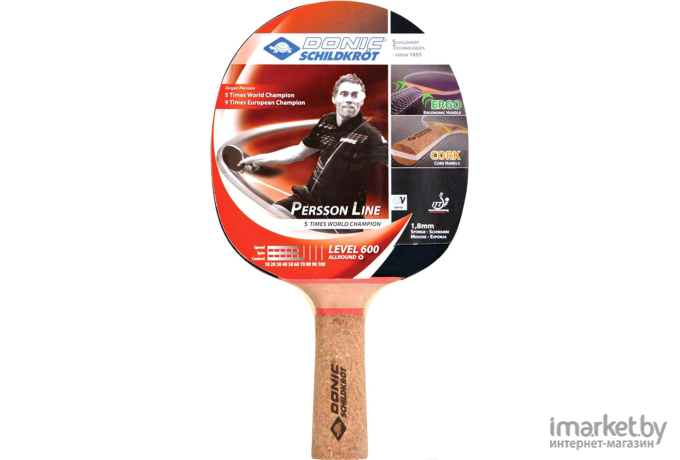 Ракетка для настольного тенниса Donic Schildkrot Persson 600