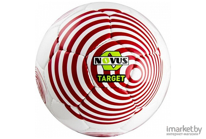 Футбольный мяч Novus Target PVC 5р White/Red