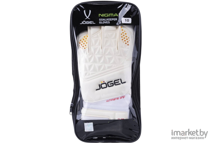 Перчатки вратарские Jogel Nigma Pro Edition Roll  р-р 8,5 White