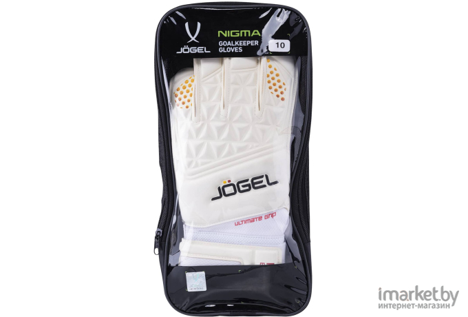 Перчатки вратарские Jogel Nigma Pro Edition Roll р-р 9,5 White
