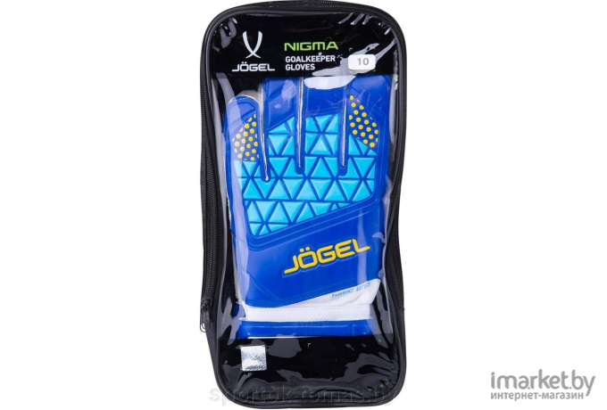 Перчатки вратарские Jogel Nigma Training Flat р-р 6 Blue/White